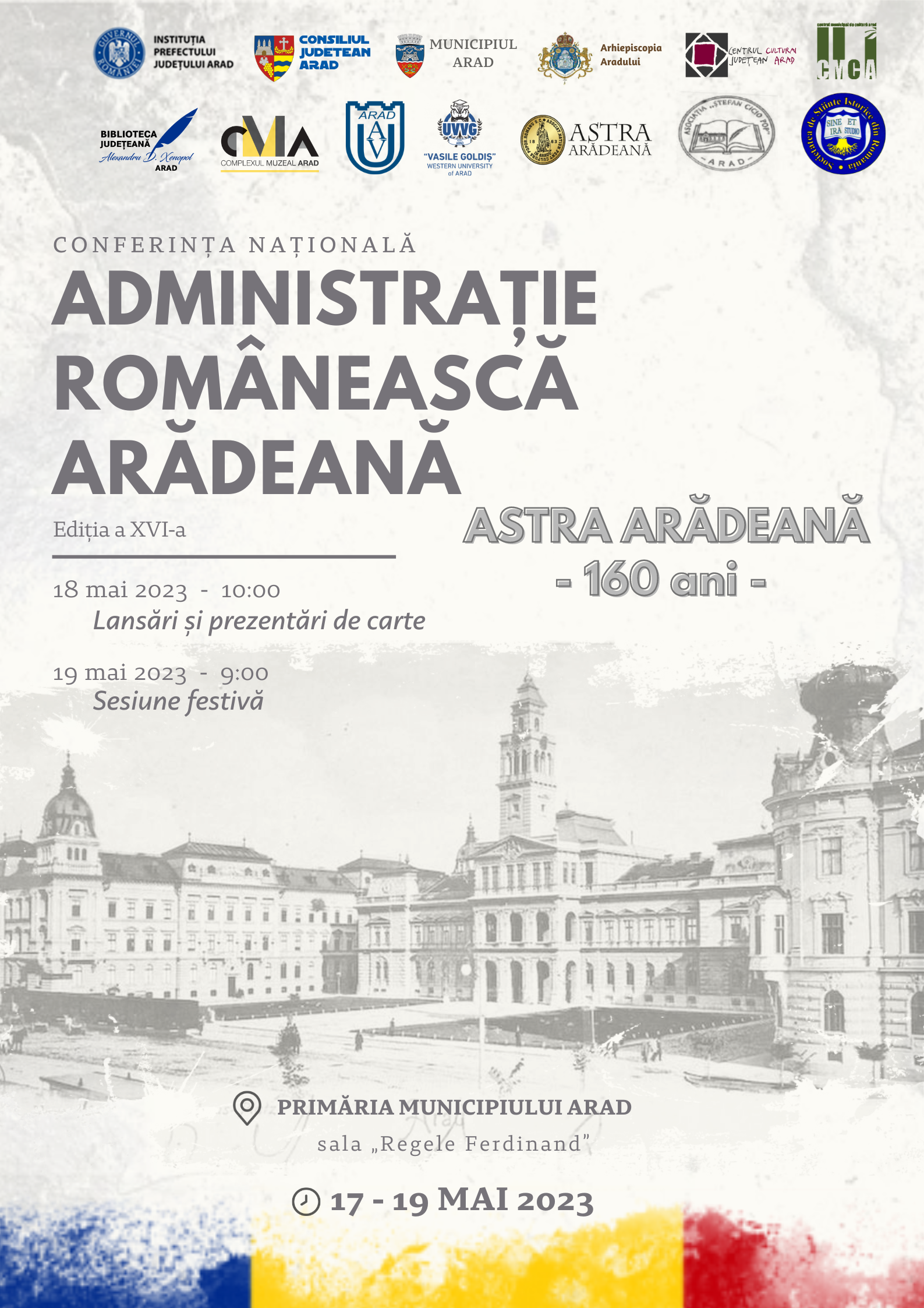 Conferința Națională „Administrație Românească Arădeană”
